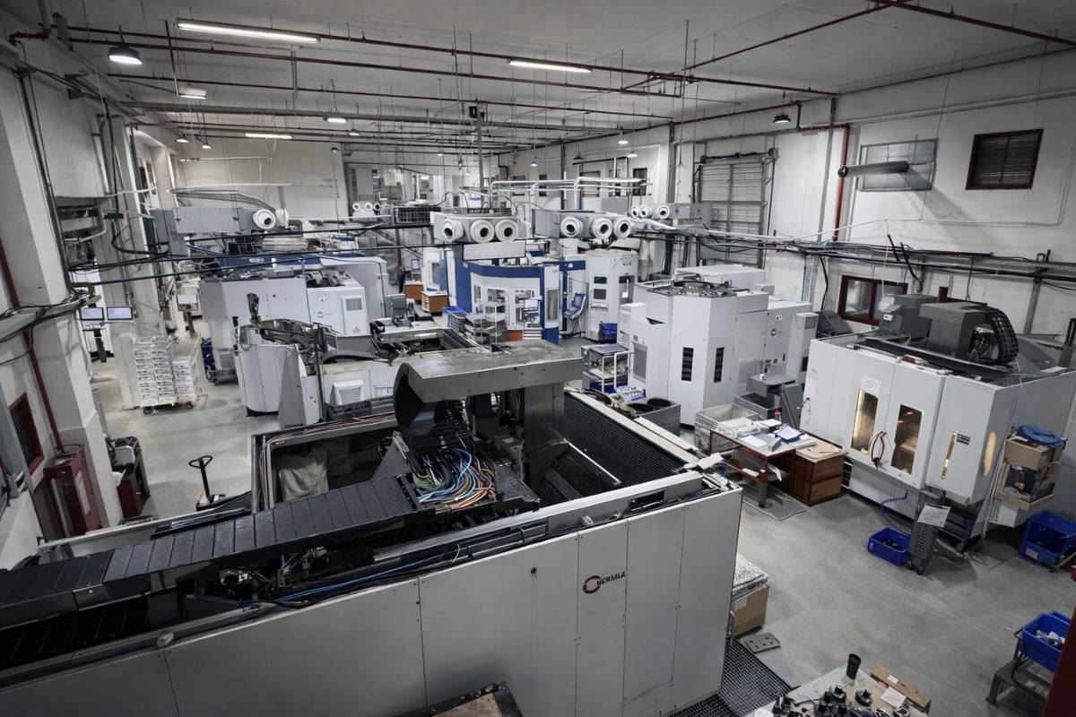 Shop floor overview used for daily production control