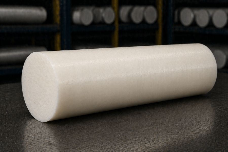 Nylon 66 rod stock for CNC machining